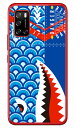 シャーク 鯉のぼり ブルー (クリア) Rakuten BIG s 3917JR 楽天モバイル YESNO 受注生産 スマホケース ハードケース3917jr ケ...