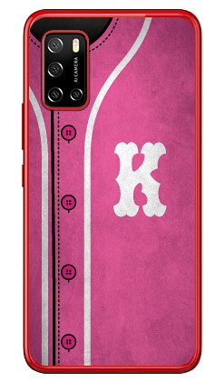 樂天商城 - Cf LTD ベースボール イニシャル ピンク K （クリア） Rakuten BIG s 3917JR 楽天モバイル Coverfull ハードケース3917jr ケース 3917jr カバー 楽天モバイル ケース カバー スマホケース スマホカバー かわいい クール 人気 便利 送料無料