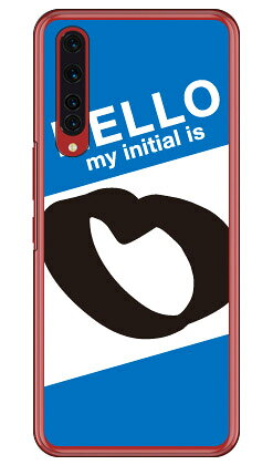 Rakuten - Cf LTD ハローイニシャル O ブルー （クリア） Rakuten BIG ZR01 楽天モバイル Coverfull スマホケース ハードケース zr01 ケース zr01 カバー 楽天モバイル ケース カバー スマホケース スマホカバー かわいい クール 人気 便利 送料無料