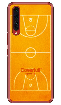 バスケットコート オレンジ（クリア） Rakuten BIG ZR01 楽天モバイル Coverfull 受注生産 スマホケース ハードケース zr01 ケース zr01 カバー 楽天モバイル ケース カバー スマホケース スマホカバー かわいい クール 人気 便利 送料無料