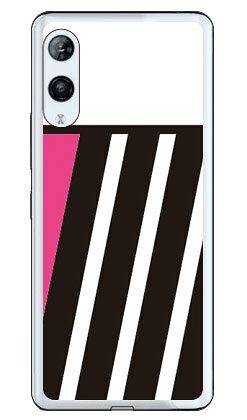 樂天商城 - PINK ＆ BLACK ピンク （ソフトTPUクリア） design by ROTM Rakuten Hand P710・5G P780 楽天モバイル SECOND SKIN ソフトケースp710 ケース p710 カバー 楽天モバイル ケース カバー スマホケース スマホカバー かわいい クール 人気 便利 送料無料
