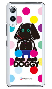【送料無料】 Doggy マルチカラードット (クリア) design by Moisture / for Rakuten Hand P710/楽天モバイル 【SECOND SKIN】【ハードケース】p710 ケース p710 カバー 楽天モバイル ケース カバー スマホケース スマホカバー かわいい クール 人気 便利