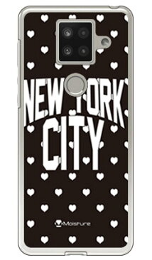 【送料無料】 NYC ホワイトハートドット (クリア) design by Moisture / for AQUOS sense4 plus/楽天モバイル 【SECOND SKIN】ケース カバー 楽天モバイル アクオスフォン ケース アクオスフォン カバー スマホケース スマホカバー かわいい クール 人気 便利