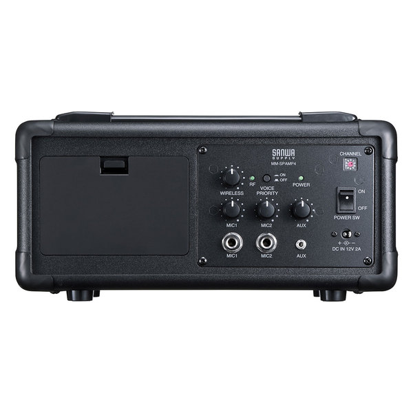 【送料無料】 SANWA SUPPLY(サンワサプライ) ワイヤレスマイク付き拡声器スピーカー MM-SPAMP4ワイヤレス マイク付き 拡声器 スピーカー 拡声器 ハンドマイク 拡声器 ハンズフリー ワイヤレス スピーカー ワイヤレスマイク 電池駆動 アンプ内蔵 acアダプタ [2]