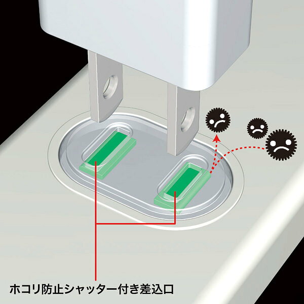 SANWA SUPPLY（サンワサプライ） 火災予防安全タップ TAP-TSH65SWNoaタップ 5m 電源タップ 5m 6個口 火災予防安全タップ 6口 電源 タップ 火災予防 火災防止 タップ 火災防止電源タップ 火災防止コンセント 簡単 設置 会社 企業 工場 法人 人気 オススメ 便利 - 3