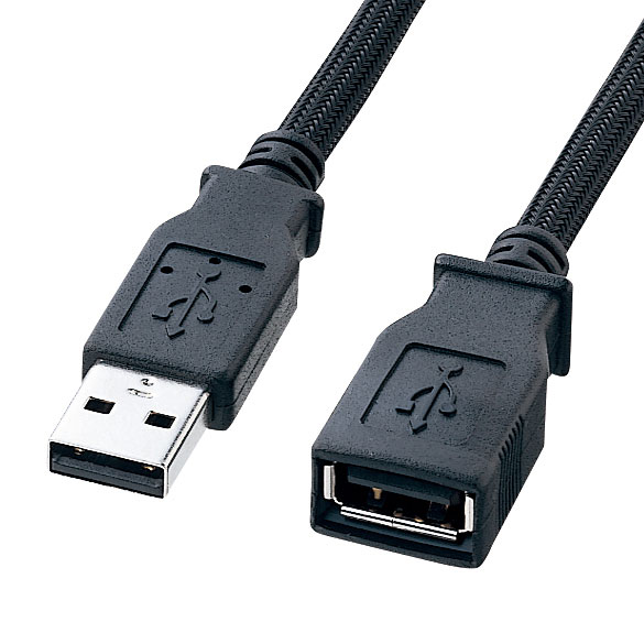 ナイロンメッシュUSB2.0ケーブル 2m KU20-NM20ENK(KU20-NM20ENK) メーカー品