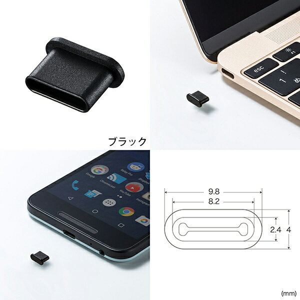 SANWA SUPPLY（サンワサプライ） タイプCコネクタキャップ TK-CAP6 2