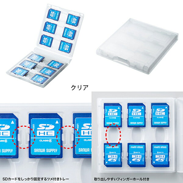 SANWA SUPPLY�ʥ���掠�ץ饤�� SD�����ɥ�������12���Ǽ�� FC-MMC26