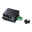 【送料無料】 SANWA SUPPLY（サンワサプライ） 産業用光メディアコンバータ LAN-NFC241光メディアコンバータ マルチモード光ファイバーケーブル 2km 長距離送信 広範囲 動作温度範囲 対応 長時間 MTBF LANケーブルポート 自動 オートネゴシエーション機能