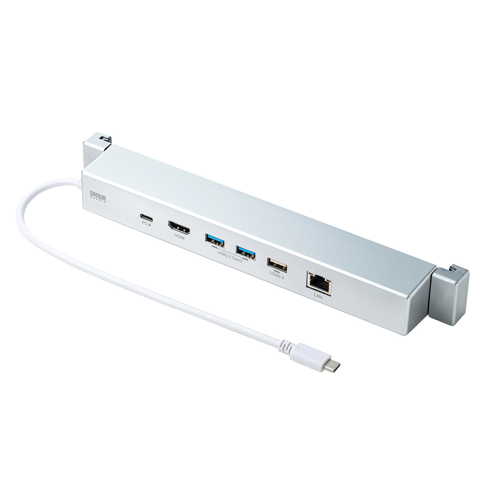 【送料無料】 SANWA SUPPLY（サンワサプライ） Surface用ドッキングステーション USB-3HSS6SType-C Surface USBハブ HDMIポート 外部ディスプレイ 接続 LANポート パソコン USB3.2 Gen2 HDD USB機器 キーボード マウス