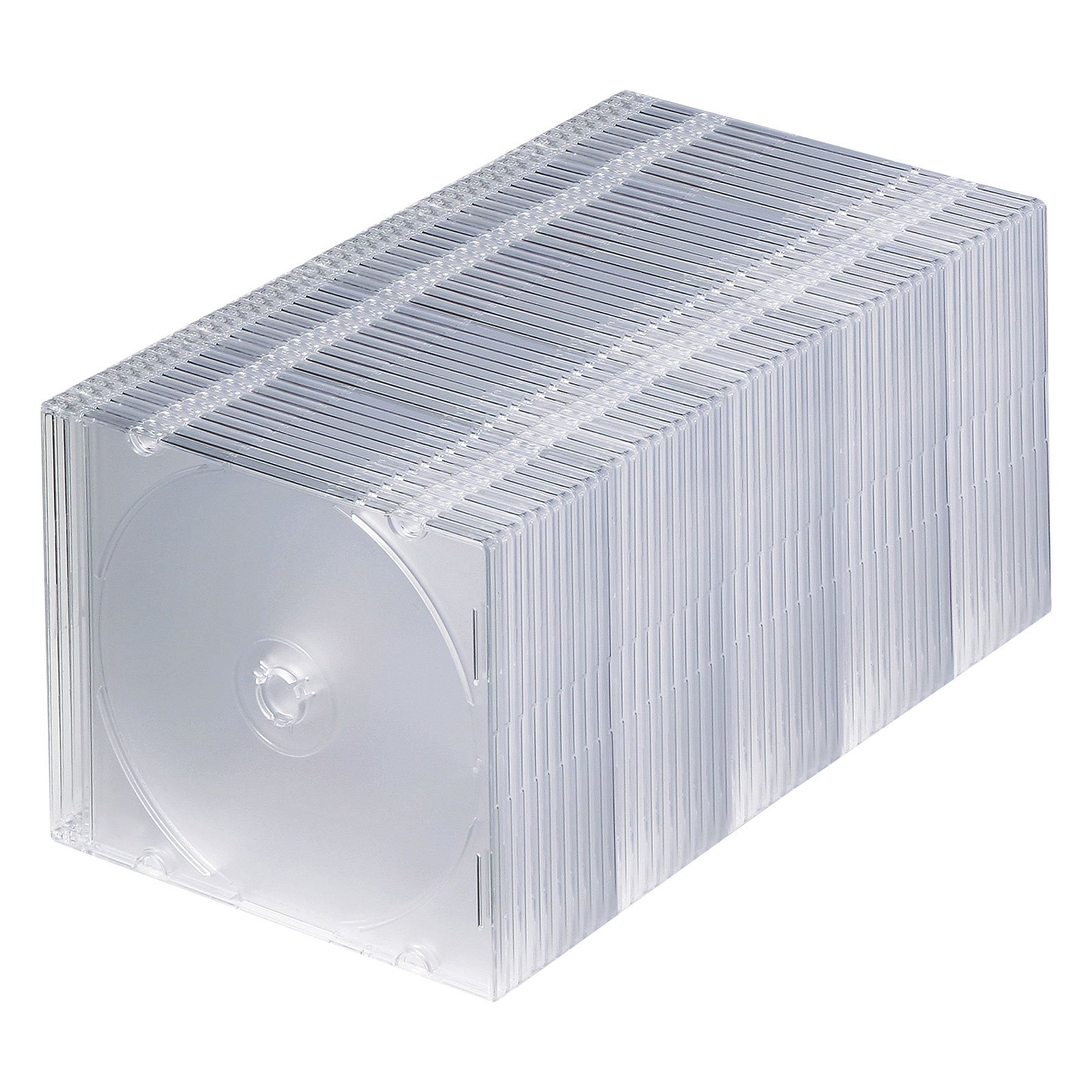 SANWA SUPPLY（サンワサプライ） Blue-ray・DVD・CDケース（スリムタイプ・50枚セ...