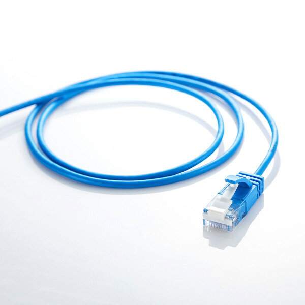 SANWA SUPPLY（サンワサプライ） カテゴリ6A極細LANケーブル KB-SL6A-10BL