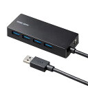 SANWA SUPPLYiTTvCj HDDڑΉ USB3.2 Gen1 4|[gnu USB-3HTV433BK