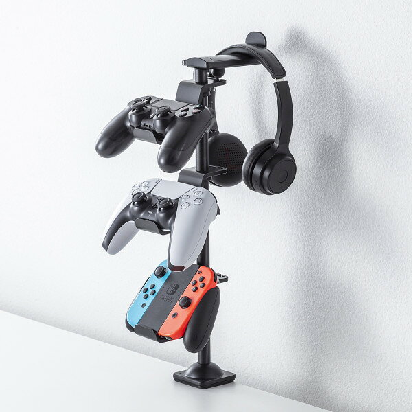 SANWA SUPPLY（サンワサプライ） クランプ付きゲームコントローラースタンド（ヘッ...