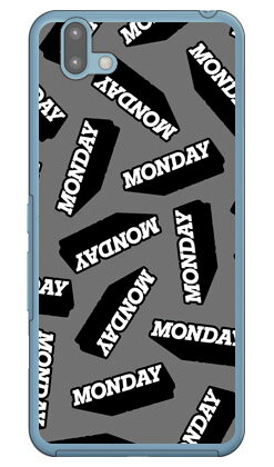 MONDAY ブラック (クリア) arrows U 801FJ SoftBank Coverfull ハードケース ソフトバンク 801fj カバー 801fj ケース arrows u 801fj カバー arrows u 801fj ケース アローズ u 801fj カバー アローズ u 801fj ケース android 送料無料