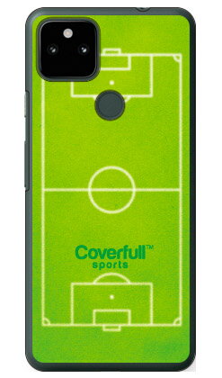 サッカーコート グリーン(クリア) Google Pixel 5a (5G) SoftBank Coverfull google pixel 5a 5G ケース...