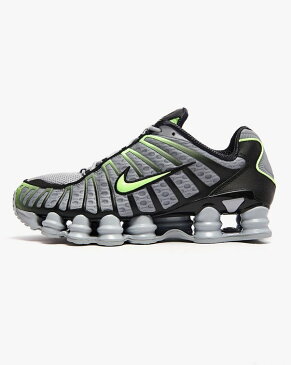 【代金引換不可】 送料無料 Men's メンズ NIKE SHOX TL WOLF GREY/LIME BLAST-BLACK AV3595-005 ナイキ ショックス TL グレー イエロー スニーカー アパレル ファッション