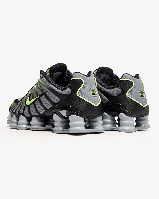 【代金引換不可】 送料無料 Men's メンズ NIKE SHOX TL WOLF GREY/LIME BLAST-BLACK AV3595-005 ナイキ ショックス TL グレー イエロー スニーカー アパレル ファッション