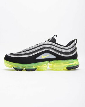 送料無料 Men's メンズ 店舗限定 NIKELAB MEN'S NIKE AIR VAPORMAX 97 BLACK/VOLT-METALLIC SILVER-WHITE AJ7291-001 ナイキラボ ナイキ エア ヴェイパーマックス 97 ブラック イエロー ホワイト 靴 スニーカー アパレル ファッション