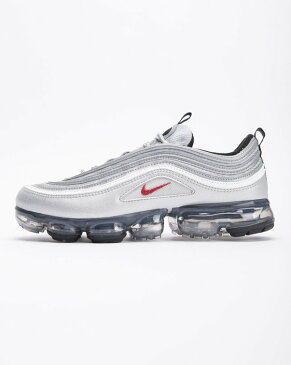 送料無料 Men's メンズ 店舗限定 NIKELAB NIKE AIR VAPORMAX 97 METALLIC SILVER/VARSITY RED-WHITE-BLACK AJ7291-002 ナイキ エア ヴェイパーマックス シルバー レッド ホワイト ブラック 靴 スニーカー アパレル ファッション