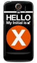 【送料無料】 Cf LTD サブウェイイニシャル X オレンジ (クリア) / for STREAM 201HW/SoftBank 【Coverfull】【ハードケース】201hw streamケース 201hw ケース 201hw カバー 201hwケース 201hwカバー ストリーム 201hw ケース ストリーム 201hw カバー