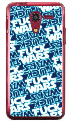 Cf LTD FUCKWARS パターン ブルー (クリア) DIGNO F・DIGNO E 503KC SoftBank Coverfull 503kcケース 503kcカバー digno f 503kc ケース digno f 503kc カバー digno e 503kc ケース digno e 503kc カバー ディグノc ケース 送料無料
