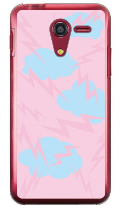 エレクトロクラウド ピンク （クリア） DIGNO F・DIGNO E 503KC SoftBank SECOND SKIN 503kcケース 503kcカバー digno f 503kc ケース digno f 503kc カバー digno e 503kc ケース digno e 503kc カバー ディグノc ケース ディグノc 送料無料