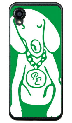 Rakuten - Dog グリーン×ホワイト design by ROTM （ソフトTPUクリア） DIGNO BX2 A101KC SoftBank SECOND SKIN スマホケース ソフトケース a101kc ケース a101kc カバー digno bx2 a101kc ケース digno bx2 a101kc カバー ディグノ ソフトバンク アクセサリー 送料無料