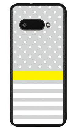 ドット ボーダー グレー DIGNO BX3 (A401