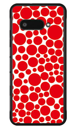 バブルドット ホワイト×レッド DIGNO