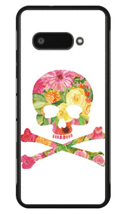 Flower skull ホワイト DIGNO BX3 (A401KC A402