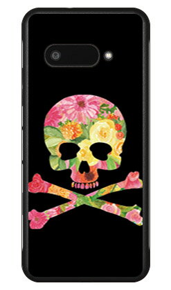 Flower skull ブラック DIGNO BX3 (A401KC A402