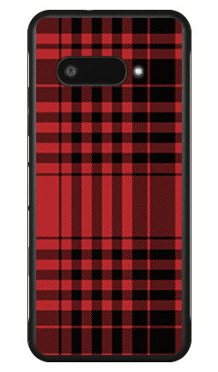 チェック レッド×ブラック DIGNO BX3 (