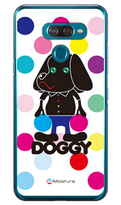 Doggy マルチカラードット （クリア） design by Moisture LG K50 So