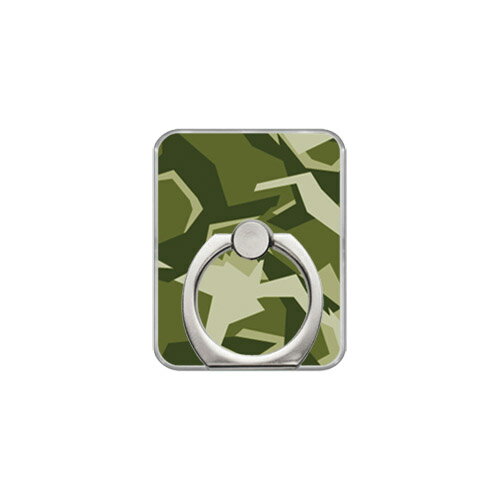 樂天商城 - 【送料無料】 スマホリング バンカーリング URBAN camouflage グリーン design by Moisture （クリア） 【SECOND SKIN】【セカンドスキン】【受注生産】【落下防止】【スマートフォンリング】