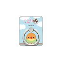 【送料無料】 スマホリング バンカーリング ことり隊シリーズ ボタンインコ (クリア) 【受注生産】【落下防止】【スマートフォンリング】