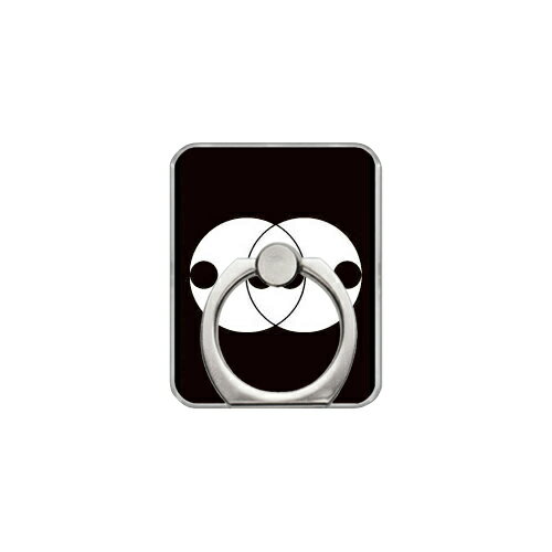 スマホリング バンカーリング 家紋シリーズ 持ち合い分銅 （もちあいふんどう） （クリア） Coverfull カバフル 受注生産 落下防止 スマートフォンリング 送料無料