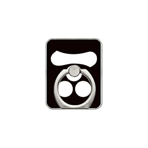 スマホリング バンカーリング 家紋シリーズ 長門三つ星 （ながとみつぼし） （クリア） Coverfull カバフル 受注生産 落下防止 スマートフォンリング 送料無料(2.0)