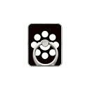 スマホリング バンカーリング 家紋シリーズ 細川九曜 (ほそかわくよう) (クリア) Coverfull カバフル 受注生産 落下防止 スマートフォンリング 送料無料