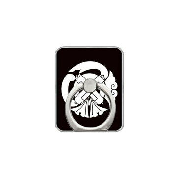【送料無料】 スマホリング バンカーリング 家紋シリーズ 祇園守 (ぎおんまもり) (クリア) 【Coverfull】【カバフル】【受注生産】【落下防止】【スマートフォンリング】