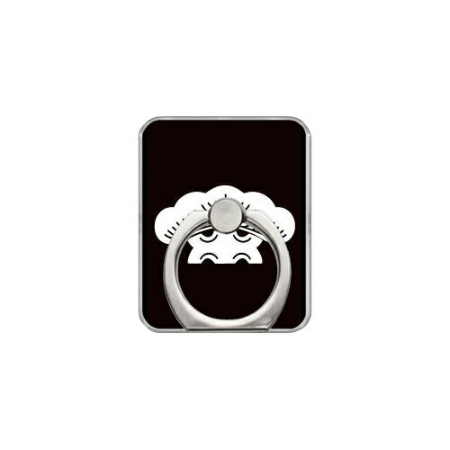 スマホリング バンカーリング 家紋シリーズ 一つ松 （ひとつまつ） （クリア） Coverfull カバフル 受注生産 落下防止 スマートフォンリング 送料無料(2.0)