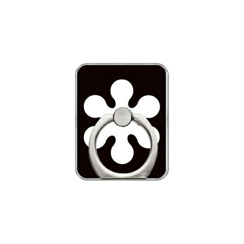 スマホリング バンカーリング 家紋シリーズ 初雪 （はつゆき） （クリア） Coverfull カバフル 受注生産 落下防止 スマートフォンリング 送料無料