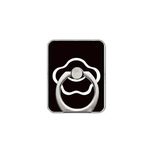 スマホリング バンカーリング 家紋シリーズ 中陰光琳梅 （ちゅうかげこうりんうめ） （クリア） Coverfull カバフル 受注生産 落下防止 スマートフォンリング 送料無料