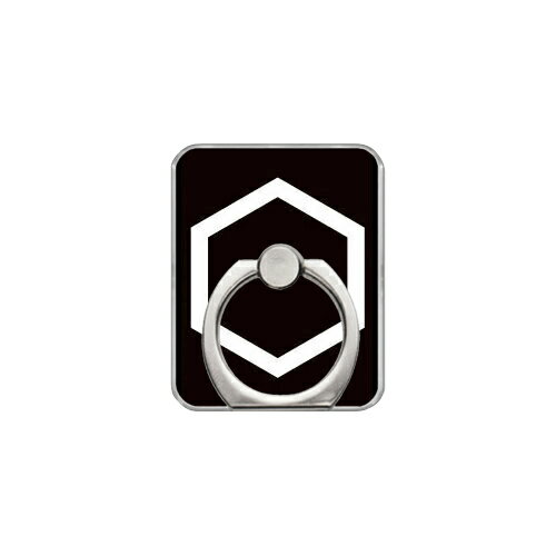 スマホリング バンカーリング 家紋シリーズ 六角 （ろっかく） （クリア） Coverfull カバフル 受注生産 落下防止 スマートフォンリング 送料無料