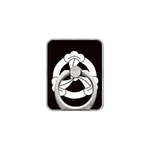 スマホリング バンカーリング 家紋シリーズ 龍の爪 （りゅうのつめ） （クリア） Coverfull カバフル 受注生産 落下防止 スマートフォンリング 送料無料