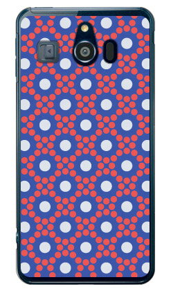 サークルドット ブルー （クリア） シンプルスマホ3 509SH SoftBank Coverfull ソフトバンク シャープ 509sh ケース 509sh カバー 509shケース 509shカバー シンプルスマホ3 ケース シンプルスマホ3 カバー シンプルスマホ3 509sh 送料無料