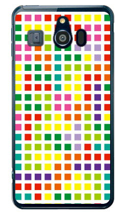 Mobile Phone Cases - ブロック ホワイトマルチ （クリア） シンプルスマホ3 509SH SoftBank YESNO ソフトバンク シャープ 509sh ケース 509sh カバー 509shケース 509shカバー シンプルスマホ3 ケース シンプルスマホ3 カバー シンプルスマホ3 509sh 送料無料
