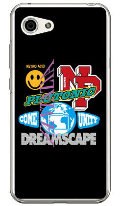 NEW PATH 「STICKERS REWORK （ブラック）」 （クリア） AQUOS R compact 701SH・SHV41・SH-M06 SoftBank・au・docomo SECOND SKIN aquos r compact ケース aquos r compact カバー 701sh shv41 sh-m06 ケース 701sh shv41 送料無料