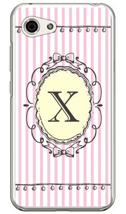 乐天商城 - Cf LTD イニシャル アルファベット X ピンク （クリア） AQUOS R compact 701SH・SHV41・SH-M06 SoftBank・au・docomo Coverfull aquos r compact ケース aquos r compact カバー 701sh shv41 sh-m06 ケース 701sh shv41 sh-m06 送料無料