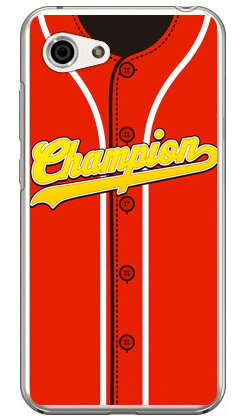 Cf LTD ベースボールユニフォーム レッド×ホワイト （クリア） AQUOS R compact 701SH・SHV41・SH-M06 SoftBank・au・docomo Coverfull aquos r compact ケース aquos r compact カバー 701sh shv41 sh-m06 ケース 701sh shv41 送料無料